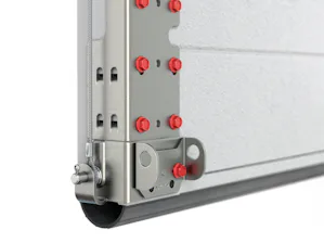 Sécurité Les portes Hörmann 255P, 254P et 250P sont équipées de dispositifs de sécurité sur les sections inférieures pour plus de protection et de tranquillité d'esprit.