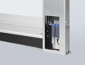 Pistas Guía de Bajo Perfil Los rieles guía extremadamente compactos y resistentes se adaptan a cualquier aplicación con interruptores de seguridad de clase 4. Dimensiones generales: 6" de ancho x 3-1/2" de proyección