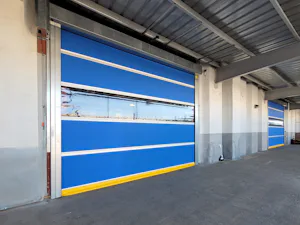 Speed-Master® Series Environments where there is wind load greater than 25 mph and high-speed operation is a must, we suggest one of our Speed-Master® models. The rugged panel is constructed of 90 ounce per square yard...