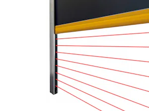 La Barrière Immatérielle Protège et Permet d'Économiser sur Les Coûts de Maintenance Le personnel et le matériel sont protégés grâce à la barrière immatérielle standard. Placés à l’intérieur des rails de guidage à profil bas, des faisceaux lumineux traversent l’ouverture. Si un...