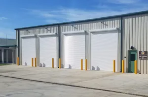 Rolling shutters closed