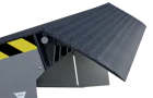 Nivelador de muelle extendido para su colocación