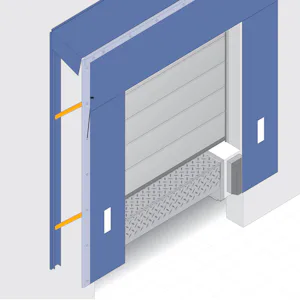 Construcción de La estructura del brazo articulado es flexible tanto horizontal como verticalmente gracias a su diseño y a los perfiles abiertos especiales. Al introducir el abrigo de muelle, el marco delantero se...