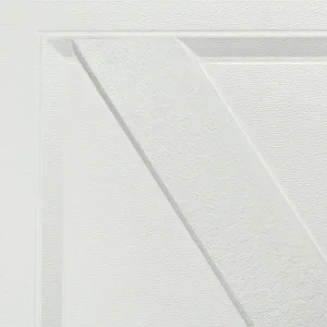 Manufactured with a heavy-duty steel exterior skin with a woodgrain texture, Therma Style doors are customizable with 66 panel and window combinations and include clear annealed glass.