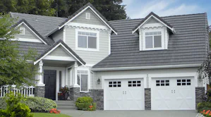 Therma Style 5500 Therma Style 5500 - RX06S insulated steel carriage garage door design in white