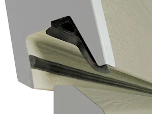 Between Section & Side Seals Factory installed "between section weather seals" along with side seals, provide maximum protection from the elements and exceptional thermal performance.