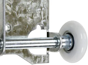 White 11 Ball Bearing Nylon Rollers