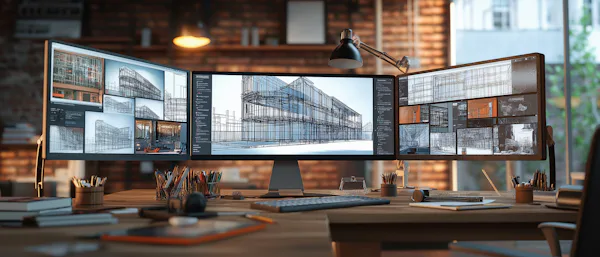 Comprehensive Support: Your Success Is Our Priority Architects Computer Screens