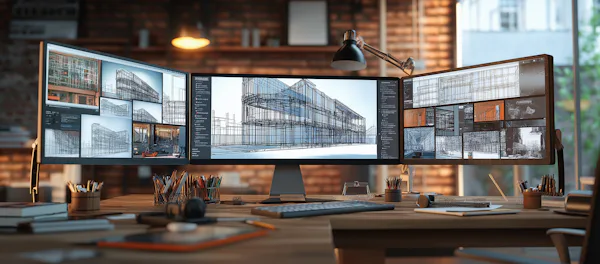 Comprehensive Support: Your Success Is Our Priority Architects Computer Screens