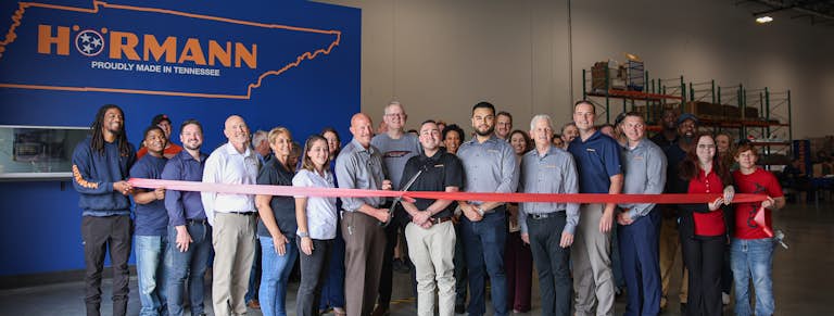Ribbon cutting event at new Hörmann Nashville Sales Center